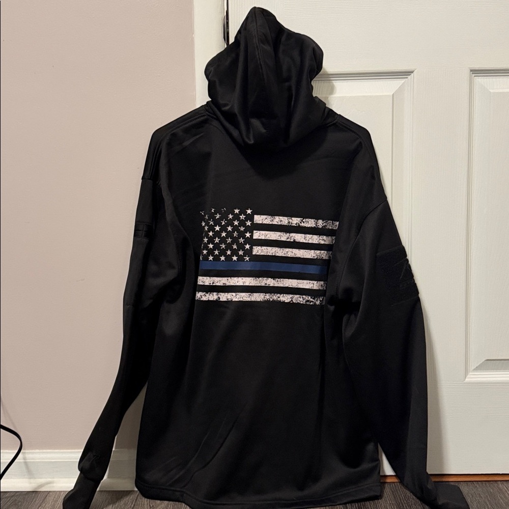 Concealed Carry Thin Blue Line Hoodie - Picture 4 of 8